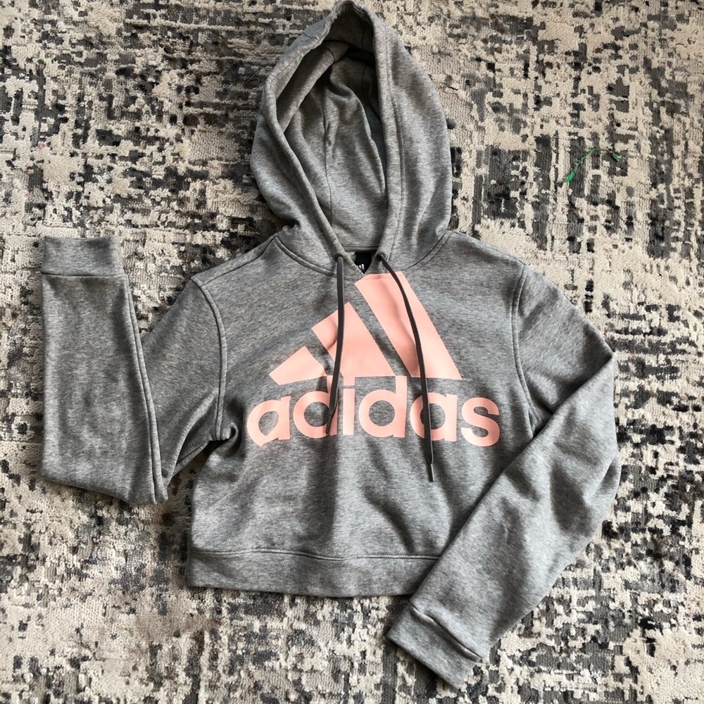 Adidas Crop Top Hoodie